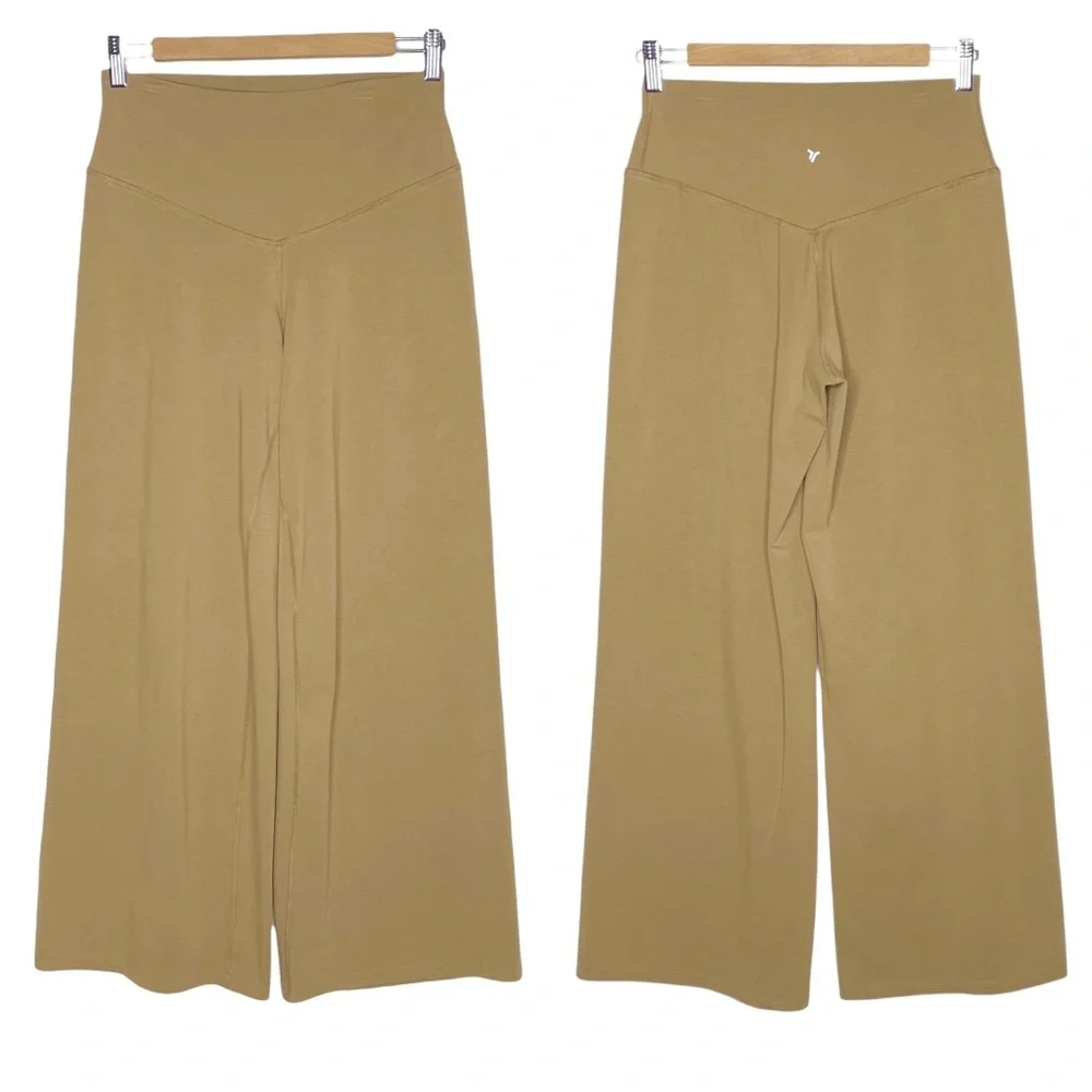 Old Navy Extra High-Waisted PowerChill Wide-Leg Pants in Sliced Bread size Small - Picture 8 of 8